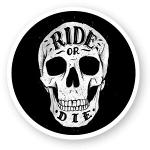 Lot de 5 stickers Ride or die